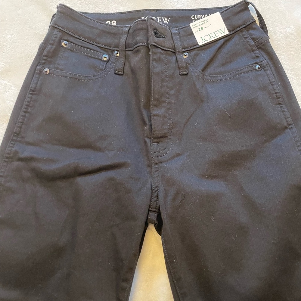J. Crew curvy vintage slim straight jeans